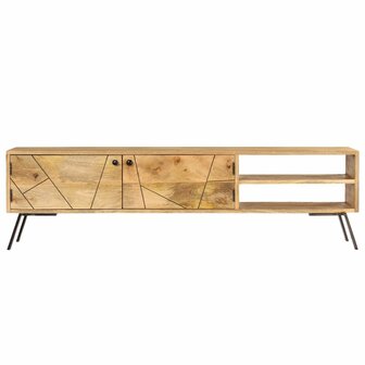 Tv-meubel 140x30x40 cm massief mangohout 8718475604167 2