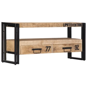 Tv-meubel 100x30x45 cm massief mangohout 8719883571409 7