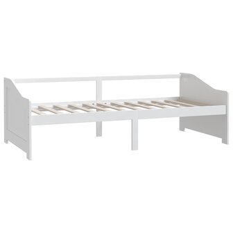 Bedbank 3-zits massief grenenhout 90x200 cm wit 8720286579237 3