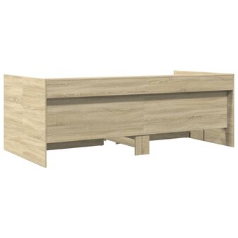 Slaapbank met lades 90x190 cm bewerkt hout sonoma eikenkleurig 8721102625084 6