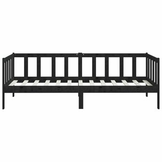 Bedbank massief grenenhout zwart 90x200 cm 8720286641408 6