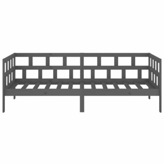 Slaapbank massief grenenhout grijs 80x200 cm 8720287068006 8