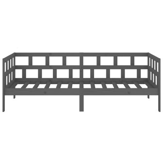 Slaapbank massief grenenhout grijs 90x190 cm 8720287068051 8