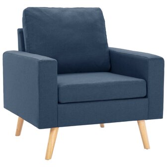 2-delig Bankstel stof blauw 8720286112663 5