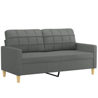 2-delige Loungeset met kussens stof donkergrijs 8721012062429 4