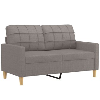 2-delige Loungeset met kussens stof taupe 8721012062481 3