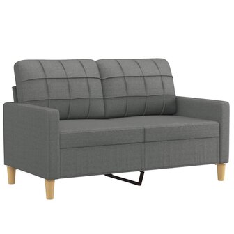 3-delige Loungeset met kussens stof donkergrijs 8721012062504 3