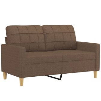 2-delige Loungeset met kussens stof bruin 8721012062764 3