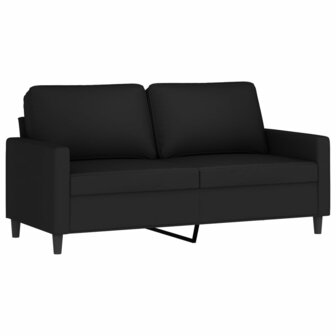 2-delige Loungeset met kussens fluweel zwart 8721012064683 4