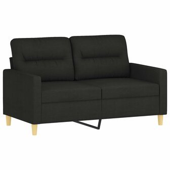 2-delige loungeset met kussens stof zwart 8721012065390 3