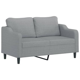 2-delige Loungeset met kussens stof lichtgrijs 8721012067691 4