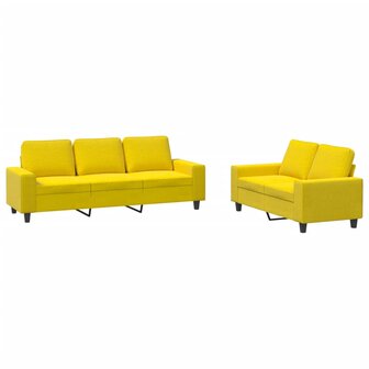 2-delige Loungeset stof lichtgeel 8721012068704 2