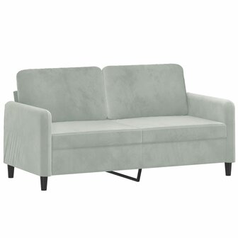 2-delige Loungeset fluweel lichtgrijs 8721012069411 4