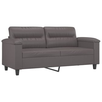 2-delige Loungeset met kussens kunstleer grijs 8721012073319 4