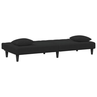 2-delige Loungeset met kussens fluweel zwart 8721012453678 5