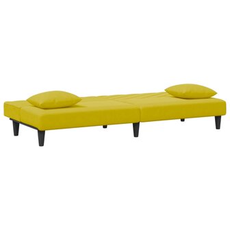 2-delige Loungeset met kussens fluweel geel 8721012453685 5