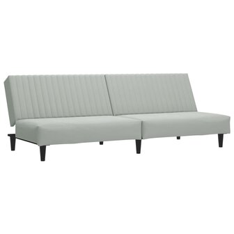 2-delige Loungeset fluweel lichtgrijs 8721012453760 4