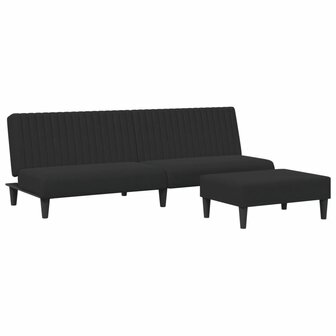 2-delige Loungeset fluweel zwart 8721012453791 2