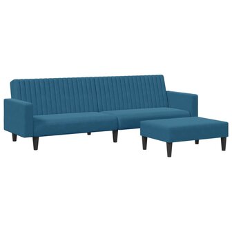 2-delige Loungeset fluweel blauw 8721012453814 2