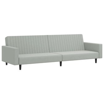 2-delige Loungeset fluweel lichtgrijs 8721012453821 4