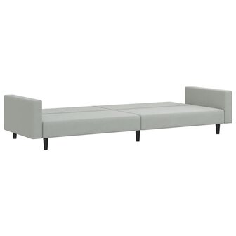 2-delige Loungeset fluweel lichtgrijs 8721012453821 5