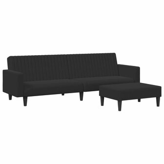 2-delige Loungeset fluweel zwart 8721012453852 2