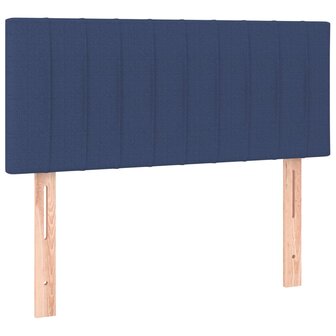 Boxspring met matras en LED stof blauw 80x200 cm 8720287367994 7