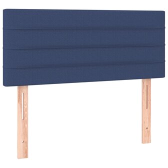 Boxspring met matras en LED stof blauw 80x200 cm 8720287372790 7