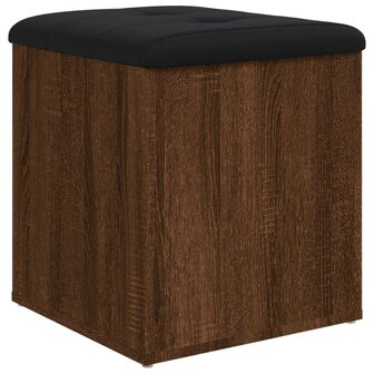 Opbergbankje 42x42x45 cm bewerkt hout bruineikenkleurig 8721012162426 2