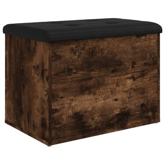 Opbergbankje 62x42x45 cm bewerkt hout gerookt eikenkleurig 8721012162471 2