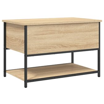 Opbergbankje 70x42,5x47 cm bewerkt hout sonoma eikenkleurig 8721012340701 2