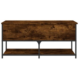 Opbergbankje 100x42,5x47 cm bewerkt hout gerookt eikenkleurig 8721012340763 7