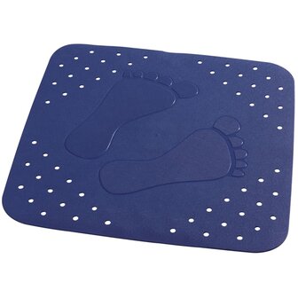 RIDDER Douchemat anti-slip Plattfu&szlig; 54x54 cm blauw 67263 4006956672632 1