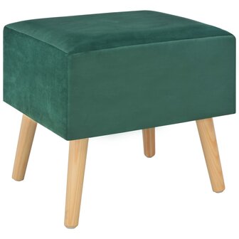 Nachtkastjes 2 st 40x35x40 cm fluweel groen 8719883606736 4