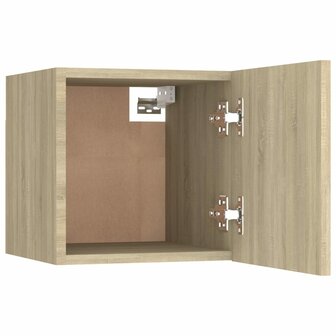 Nachtkastjes 2 st 30,5x30x30 cm spaanplaat sonoma eikenkleurig 8720286579770 8