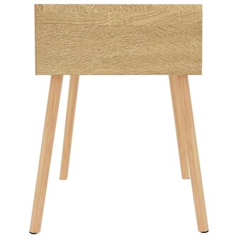 Nachtkastje 40x40x56 cm bewerkt hout sonoma eikenkleurig 8720286343999 4