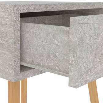 Nachtkastjes 2 st 40x40x56 cm bewerkt hout betongrijs 8720286344026 8