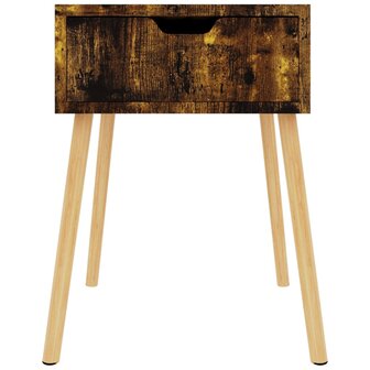 Nachtkastjes 2 st 40x40x56 cm bewerkt hout gerookt eikenkleurig 8720286344101 3