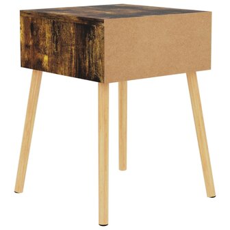 Nachtkastjes 2 st 40x40x56 cm bewerkt hout gerookt eikenkleurig 8720286344101 5