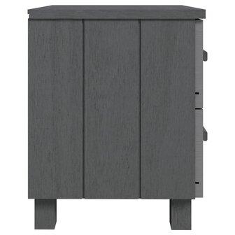 Nachtkastjes HAMAR 2 st 40x35x44,5 cm grenenhout donkergrijs 8720286817568 5