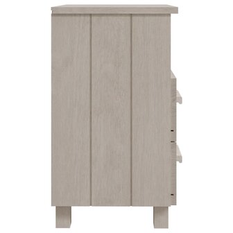 Nachtkastjes HAMAR 2 st 40x35x62 cm massief grenenhout wit 8720286817636 5