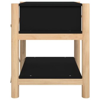 Nachtkastjes 2 st 42x38x45 cm bewerkt hout zwart 8720287102809 7