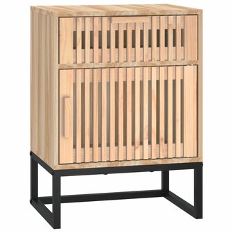 Nachtkastjes 2 st 40x30x55,5 cm bewerkt hout en ijzer 8720845726089 7