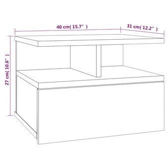 Nachtkastjes 2 st 40x31x27 cm bewerkt hout sonoma eikenkleurig 8719883738185 9