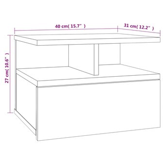 Nachtkastjes 2 st 40x31x27 cm bewerkt hout betongrijs 8719883738208 9