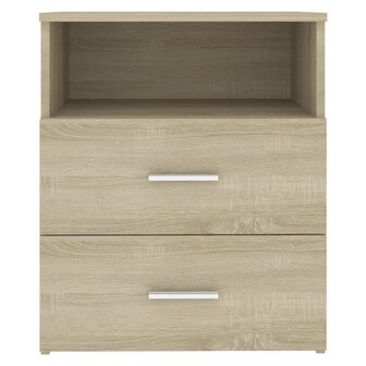 Nachtkastjes 2 st 50x32x60 cm sonoma eikenkleurig 8720286586853 7