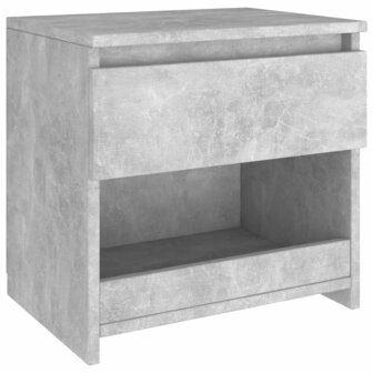 Nachtkastjes 2 st 40x30x39 cm bewerkt hout betongrijs 8720286352984 4