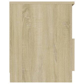 Nachtkastjes 2 st 40x40x50 cm bewerkt hout sonoma eikenkleurig 8720286557693 5