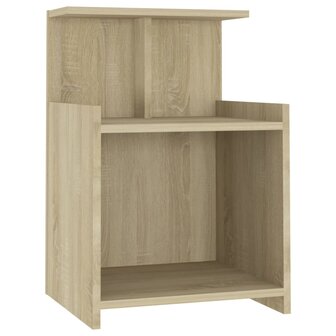 Nachtkastjes 2 st 40x35x60 cm bewerkt hout sonoma eikenkleurig 8720286557877 3