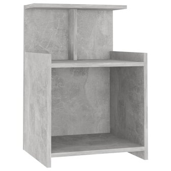 Nachtkastjes 2 st 40x35x60 cm bewerkt hout betongrijs 8720286557891 3